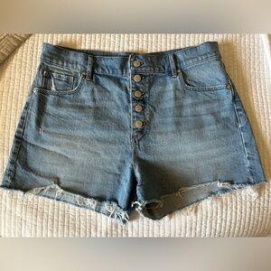 Loft denim short button fly NWOT 10/30